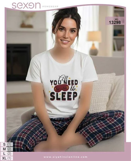 تیشرت وشلوار سایز نرمال sexen کد 13298