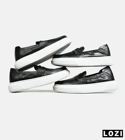 کالج مردانه مشکی Bottega Veneta مدل 6970