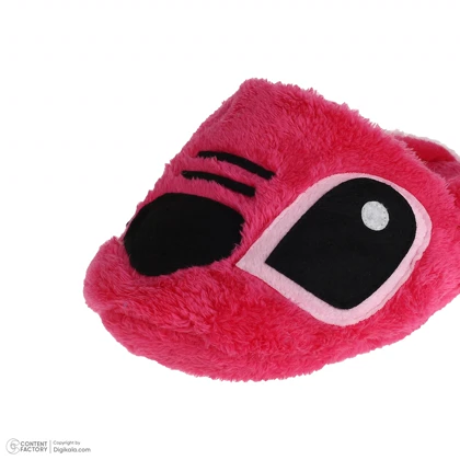 دمپایی روفرشی مدل اسلیپر طرح استیچ صورتی