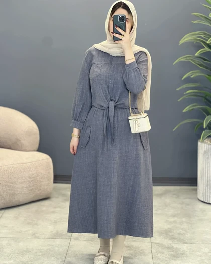شومیز پاپیون مزونی شانتون