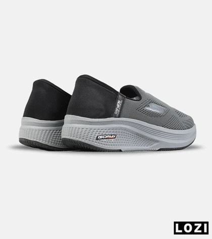 کفش کتانی طبی ورزشی طوسی SKECHERS Slip-Ins مدل 8802