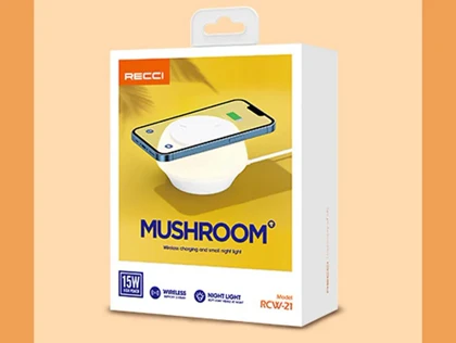 شارژر بی سیم و چراغ خواب رسی Recci RCW-21