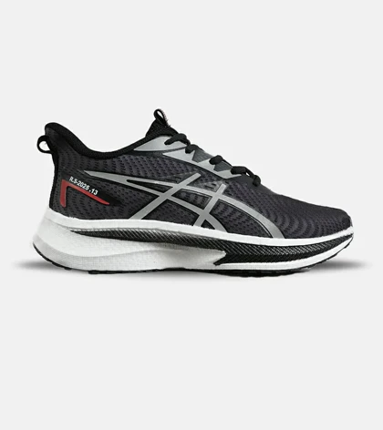 کفش کتانی مردانه مشکی سفید ASICS GEL-KAYANO 30