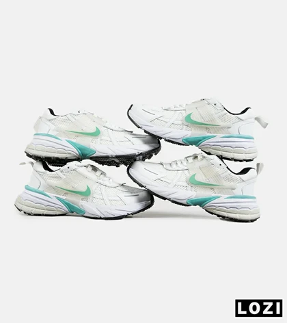 کفش کتانی مردانه و زنانه سفید سبز Nike cushlon