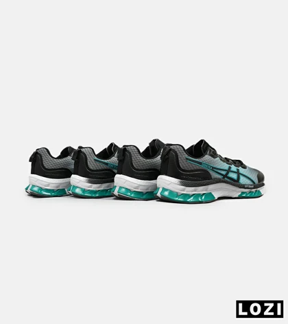 کفش کتانی مردانه آبی سبز ASICS GORETEX