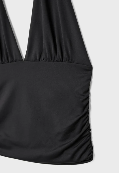 تاپ گردنی استرادیواریوس Stradivarius مدل Halterneck with gathered bow