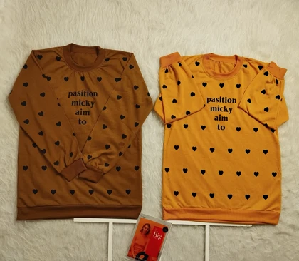 بلوز دورس قلب زنانه کد 403072