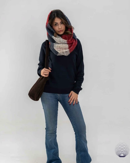 پلیور بافت سبز تیره یونیسکس Jack & Jones