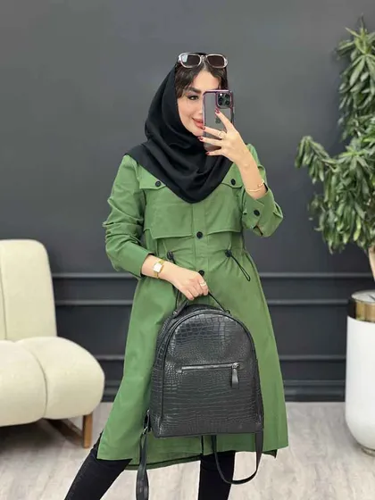 مانتو ژیله جیب نما هلیا