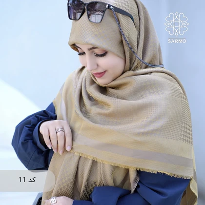 روسری نخ ژاکارد رونا پیچی