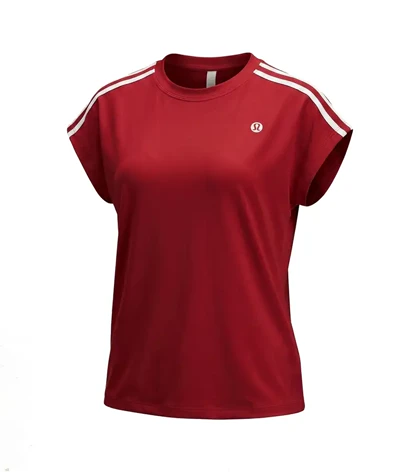 تیشرت وست ورزشی زنانه دو خط Lululemon