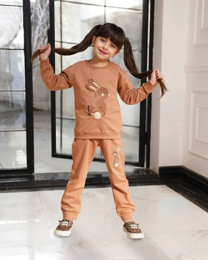 بلوز شلوار دخترانه طرح خرگوش