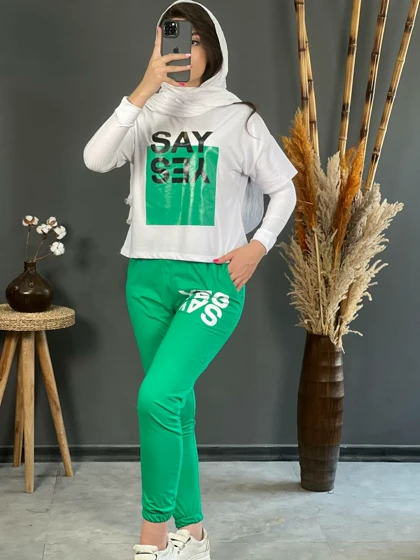 ست تیشرت شلوار سوپر پنبه 1138