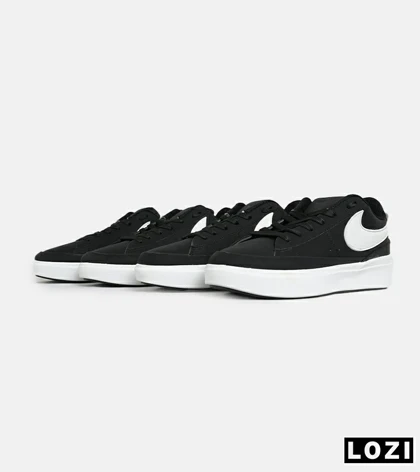 کفش نایک مردانه و زنانه مشکی سفید Nike Blazer Phantom Low