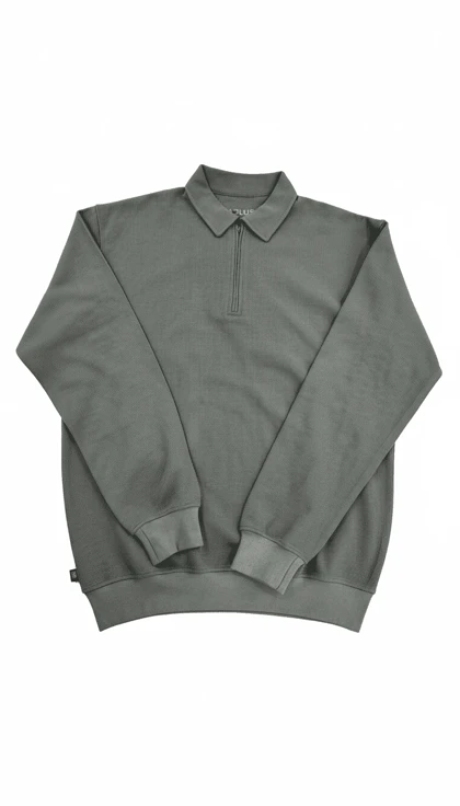 بلوز نیم زیپ ساده HPLUS(80193)