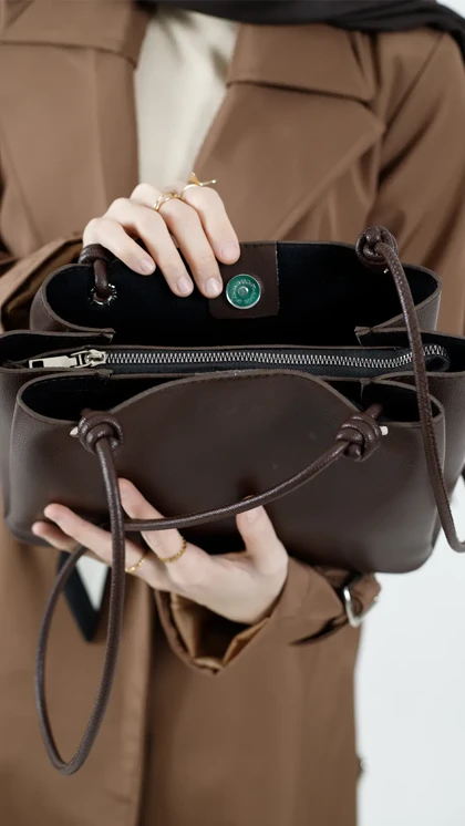 کیف دوشی دستمال دار پارمیس