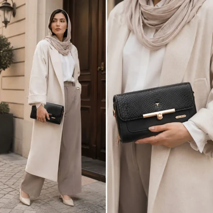 کیف دوشی زنانه مدل لیندا کد106-MRV