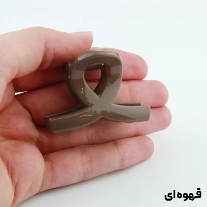 کلیپس دخترانه مدل پیچی کوچک دو رنگ