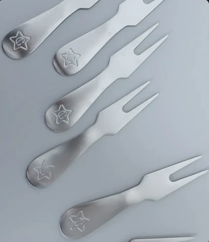 ست صبحانه خوری استیل طرح ستاره