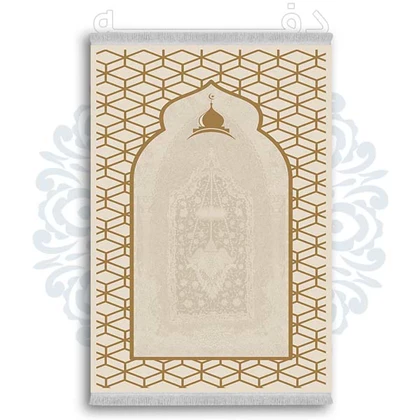 فرشینه از جنس پارچه هازان مخمل ترک طرح سجاده برند دفه کد DSJ 20