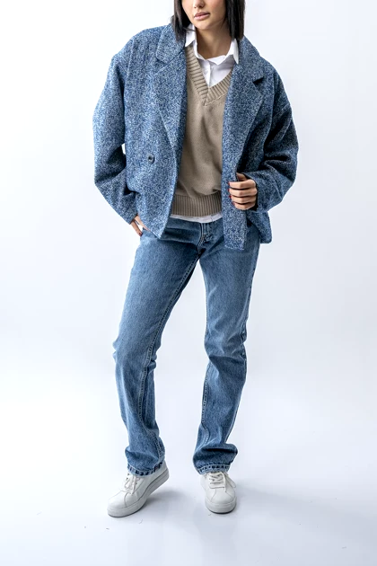 کت بیسیک یقه برگردان زنانه