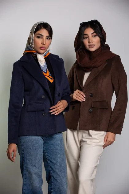 پالتو کت چهار دکمه جناقی