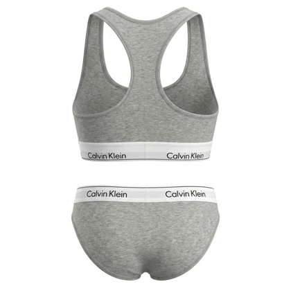 ست شورت و سوتین Calvin Clein رنگ خاکستری