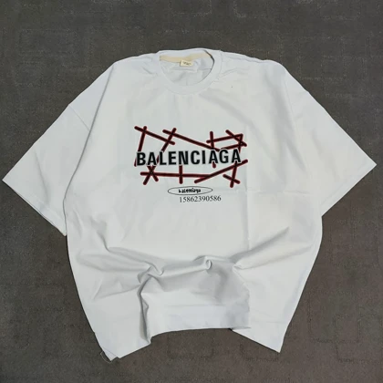تیشرت باکسی BALENCIAGA سفید سایز L