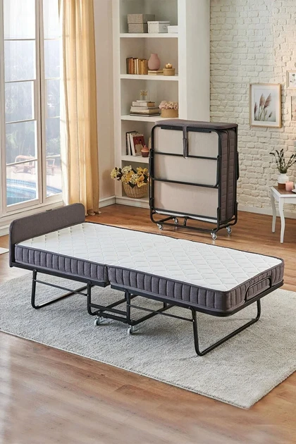 تخت تاشو یک نفره Yataş مدل Flexbed - سفید