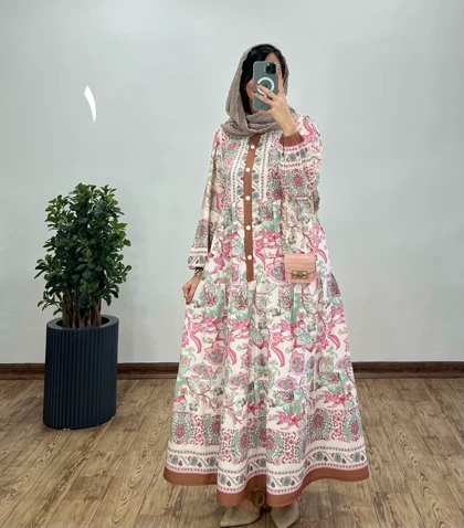 پیراهن بلند آندیا 3(ایراد دار)