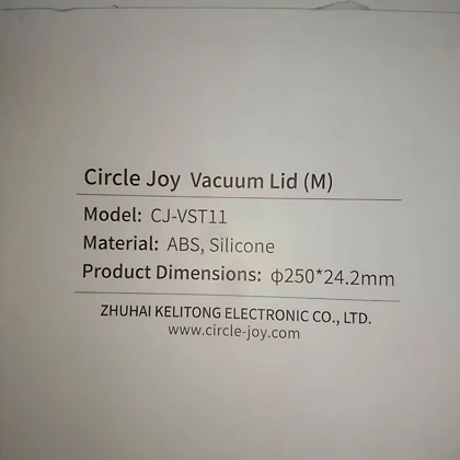 درب ظرف وکیوم ساکل جوی شیائومی Xiaomi Circle Joy مدل CJ-VST11 سایز 250*24.2 میلی‌متر