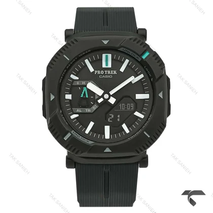 ساعت کاسیو پروترک مردانه بند رابر مشکی Protrek-10164-G