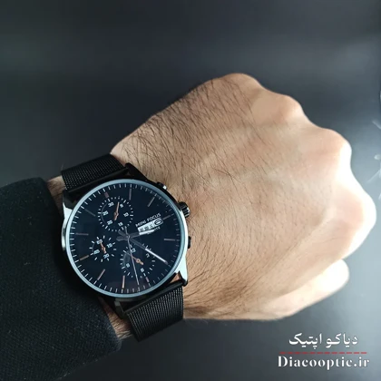 ساعت مچی مردانه اورجینال موتور ژاپن برند مینی فوکوس مدل Mf0180G.02 بند حصیری