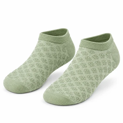جوراب مچی زنانه پنبه‌ای طرح دار Family Socks بدون درز و معطر