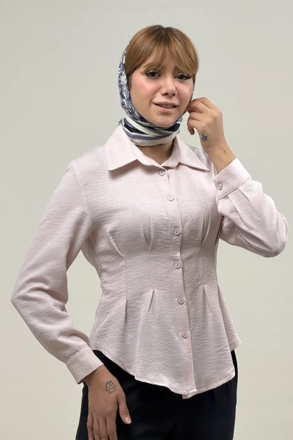 شومیز کمر پنس پشت بندی پانیا