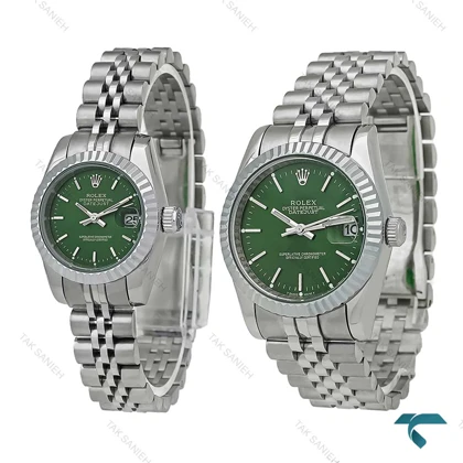 ساعت ست Rolex استیل صفحه سبز Rolex-7486-S