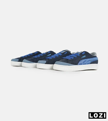 کفش کتانی ورزشی سرمه ای آبی مردانه و زنانه PUMA suede XL crush