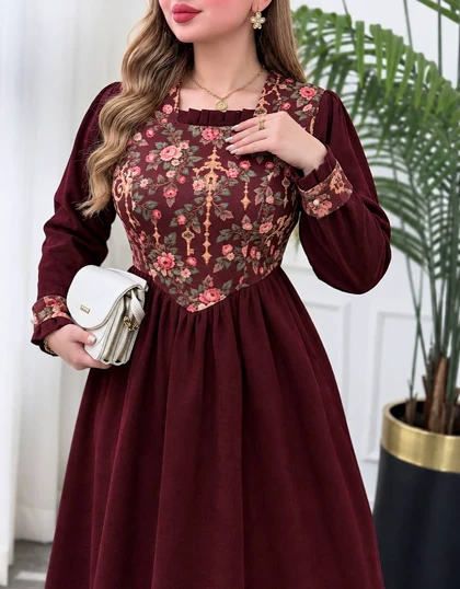 پیراهن پاییزه ترنج 981