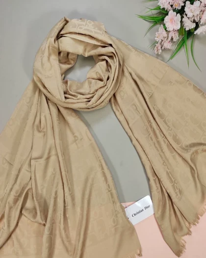 شال نخ ابریشم dior