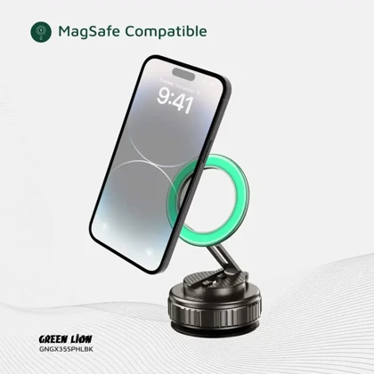 هولدر موبایل ماشین گرین لاین Green Lion مدل GX-35 مگنتی وکیومی