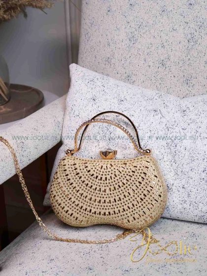 کیف زنانه مجلسی مدل زرین کد K877