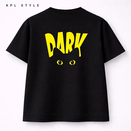 تیشرت باکسی طرح گربه 100٪ پنبه | کد 1362