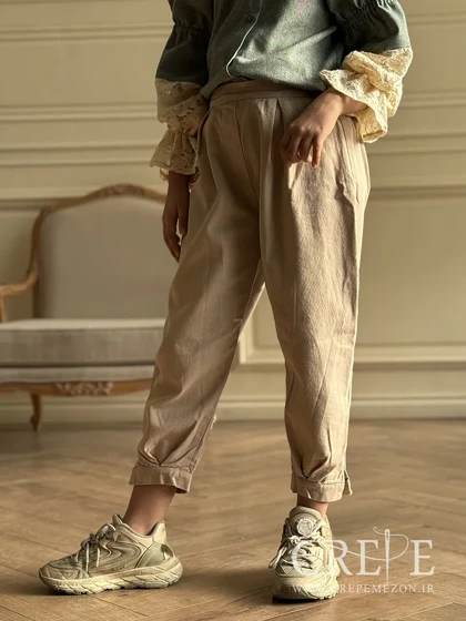 مام فیت کتان دم پا پیله