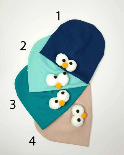 کلاه کبریتی دولایه بچه‌گانه عروسکی سیلکا