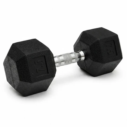 دمبل بدنسازی لاین اسپرت مدل Hexagon وزن 7.5 کیلو گرم بسته دو عددی