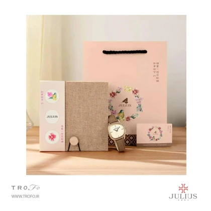 ساعت مچی زنانه جولیوس JULIUS مدل JA-1436B با پک هدیه