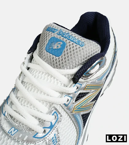 کفش کتانی مردانه و زنانه مشکی سفید آبی New Balance 860 V.02 مدل 7762
