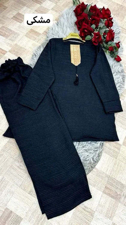 تونیک شلوار مژگان