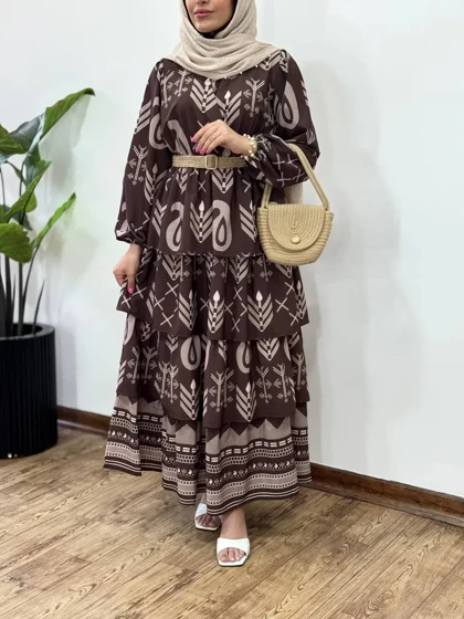 پیراهن بلند چین‌دار آلیما