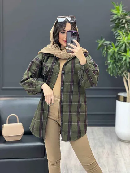 شکت چهارخونه تک جیب